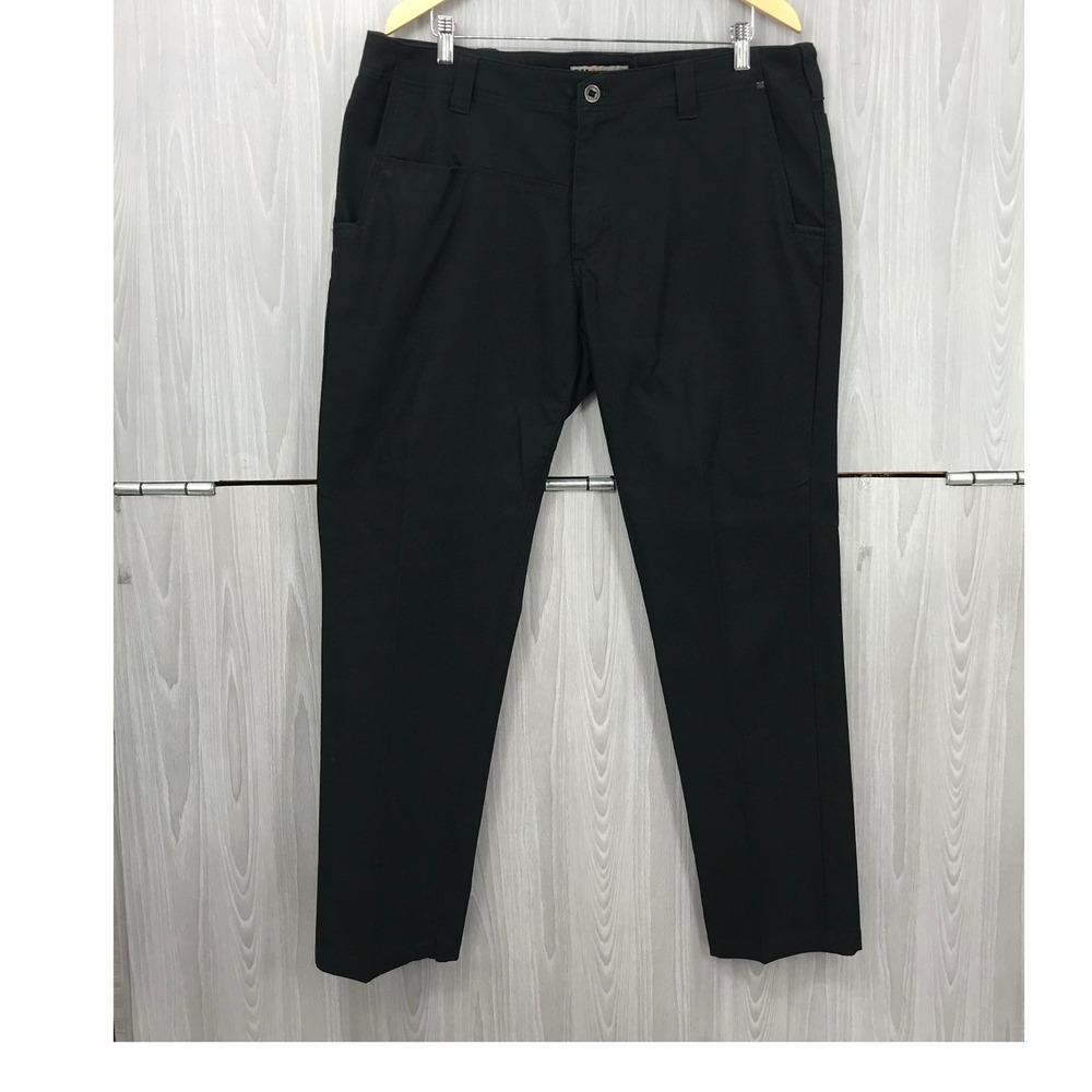 5.11 Tactical Mens Edge Chino Pants Black 38x32 Straight Leg Multi Pocket